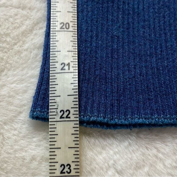 Eddie Bauer 1/4 Zip Blue Tone Geo Design Pullover Size Medium - Picture 11 of 11